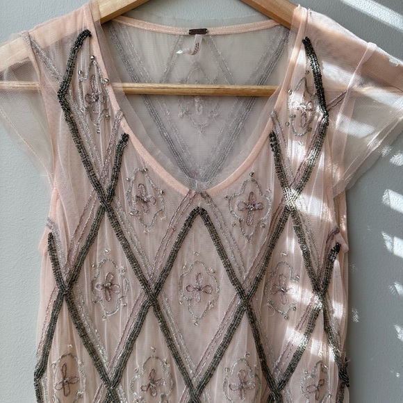Free People Beaded Top - Picture 3 of 5